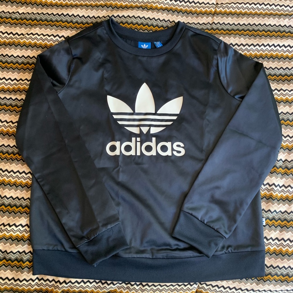 NWT Adidas Satin Sweatshirt